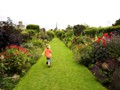 boy running in Upper Garden